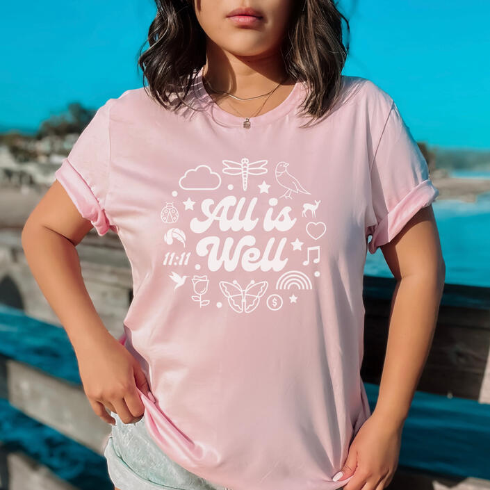 All is Well Pink Tee